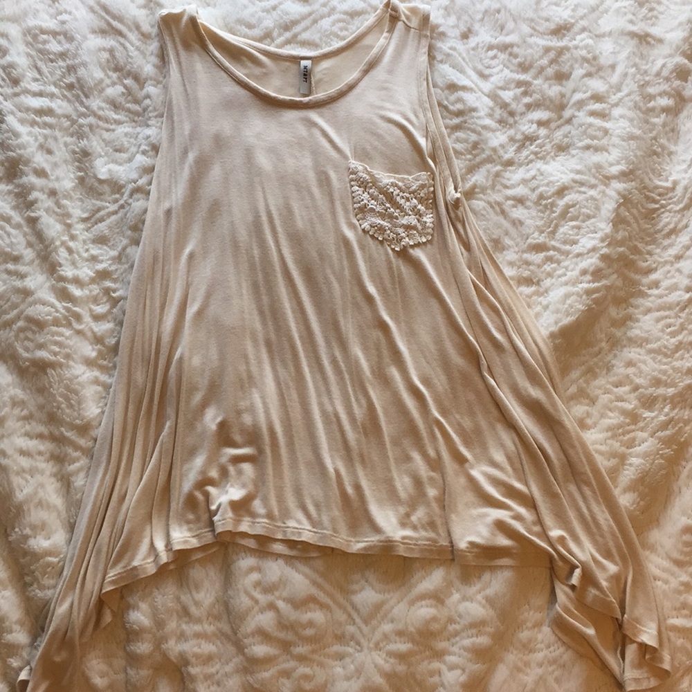 Cream tank top